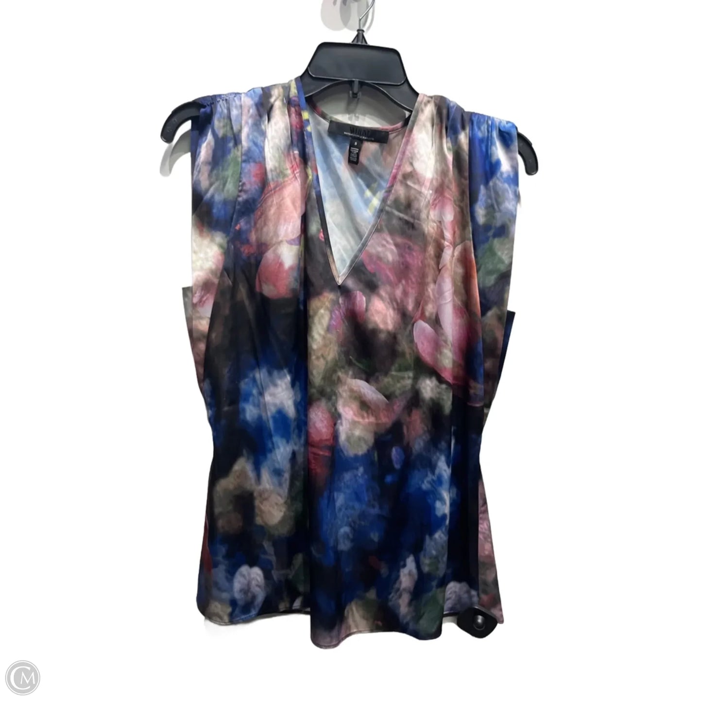 Top Sleeveless By White House Black Market In Blue & Pink, Size: S