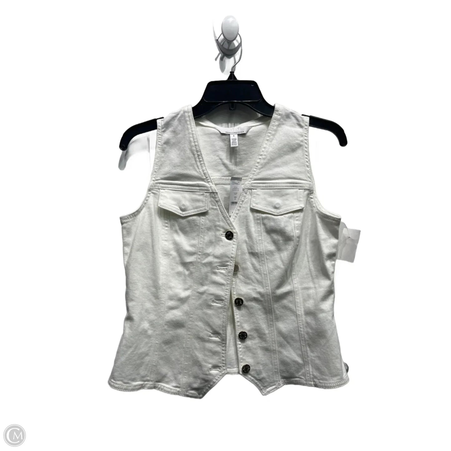 Vest Other By White House Black Market In White, Size: 6