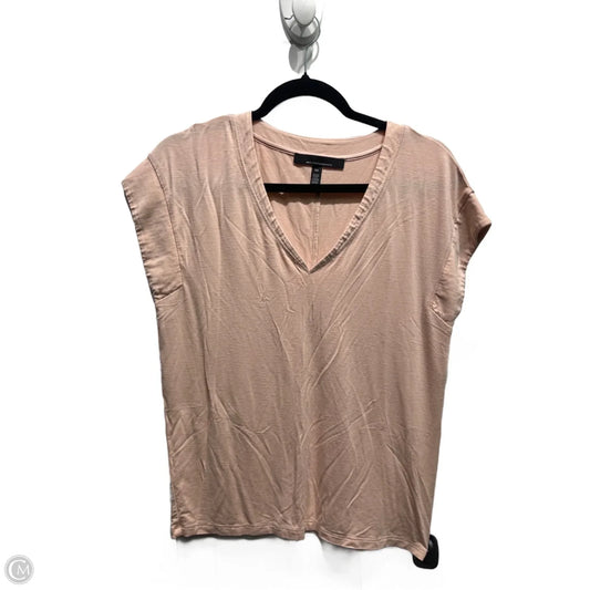 Top Short Sleeve By White House Black Market In Pink, Size: Xs