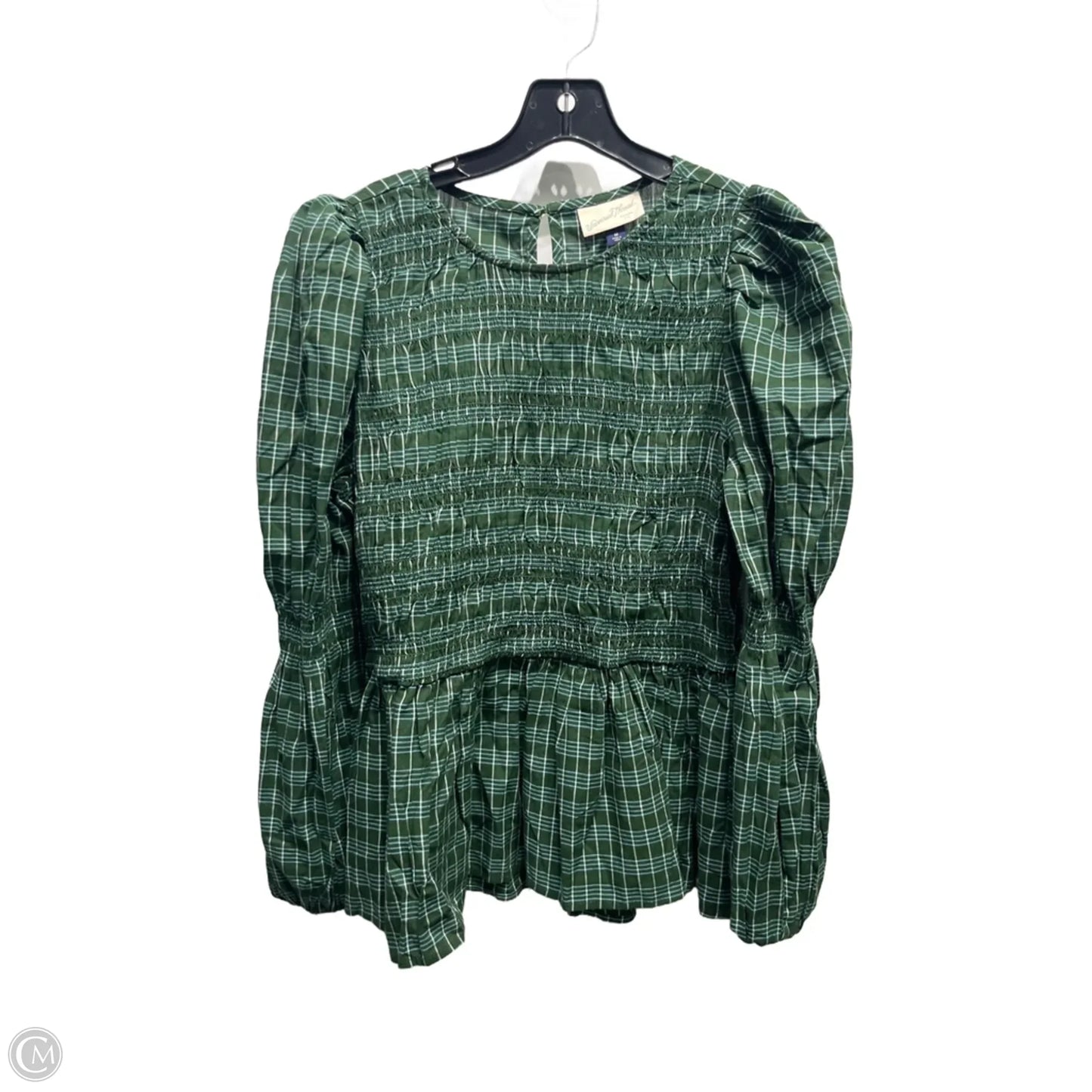 Top Long Sleeve By Universal Thread In Green, Size: M