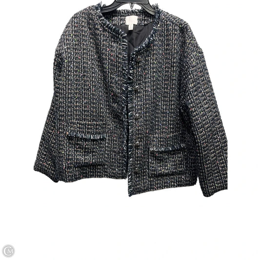 Jacket Other By H&m In Black & Gold, Size: L