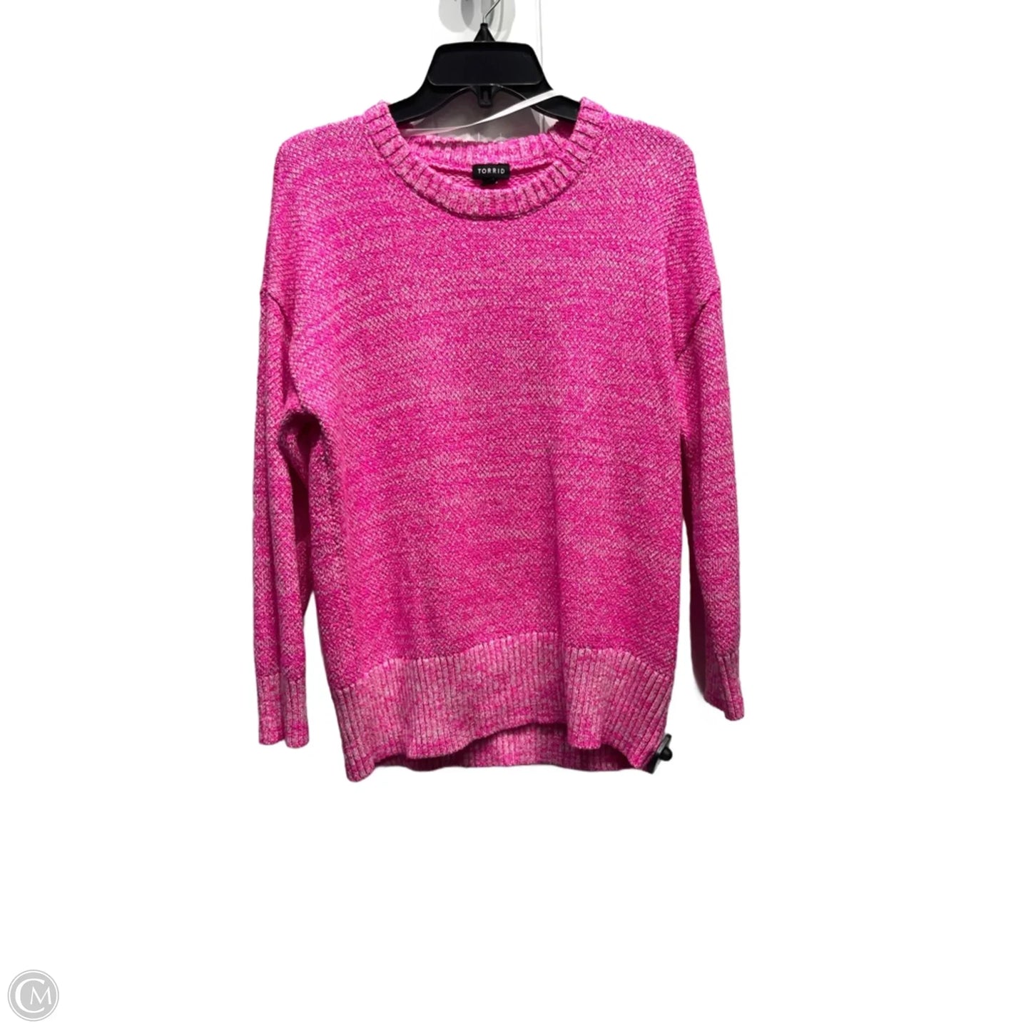 Sweater By Torrid In Pink, Size: L