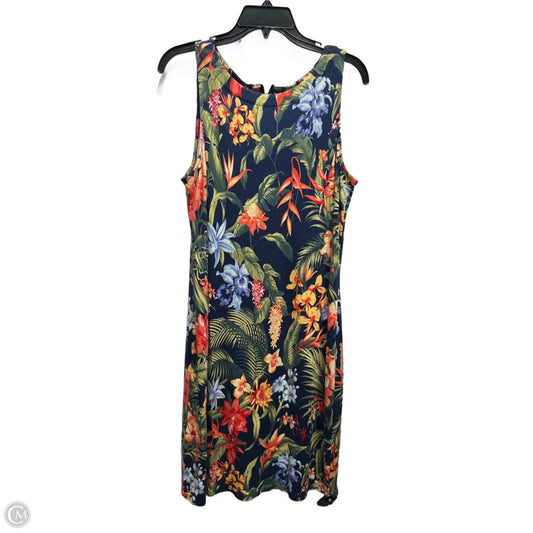 Dress Casual Short By Tommy Bahama In Blue & Orange, Size: Xl