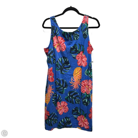 Dress Casual Short By Tommy Bahama In Blue & Orange, Size: Xl