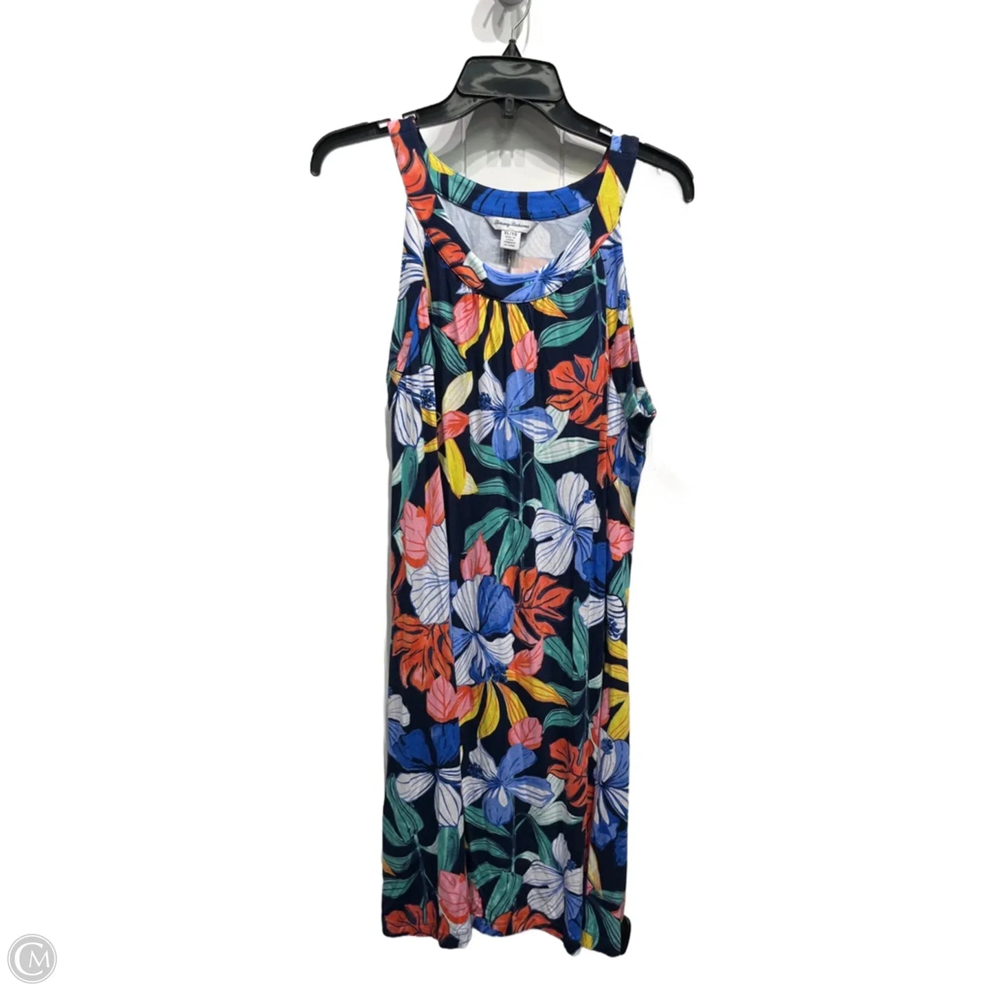 Dress Casual Short By Tommy Bahama In Blue & Orange, Size: Xl