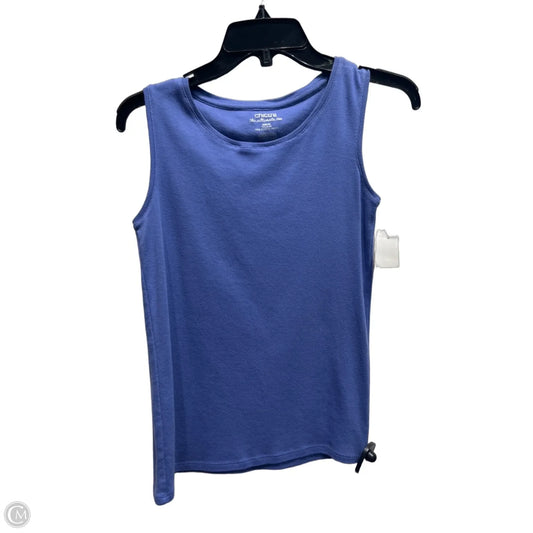 Top Sleeveless Basic By Chicos In Blue, Size: Xxs