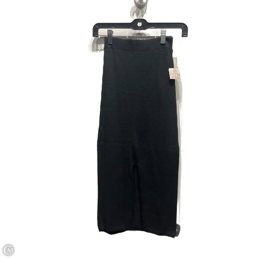 Skirt Maxi By Free People In Black, Size: Xs