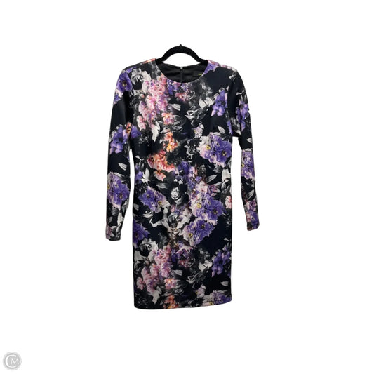 Dress Work By MAIA In Black & Purple, Size: 6