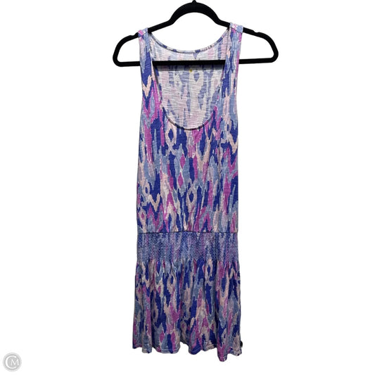Dress Designer By Lilly Pulitzer In Blue & Purple, Size: L