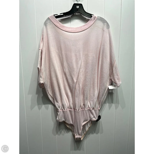 Bodysuit By Free People In Pink, Size: M