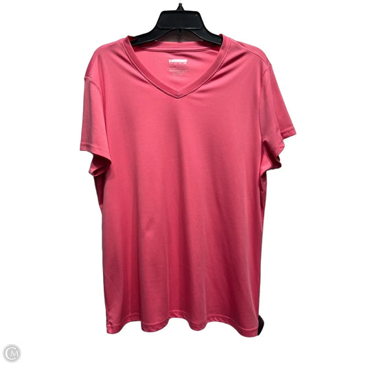 Top Short Sleeve Basic By Cme In Pink, Size: 2x