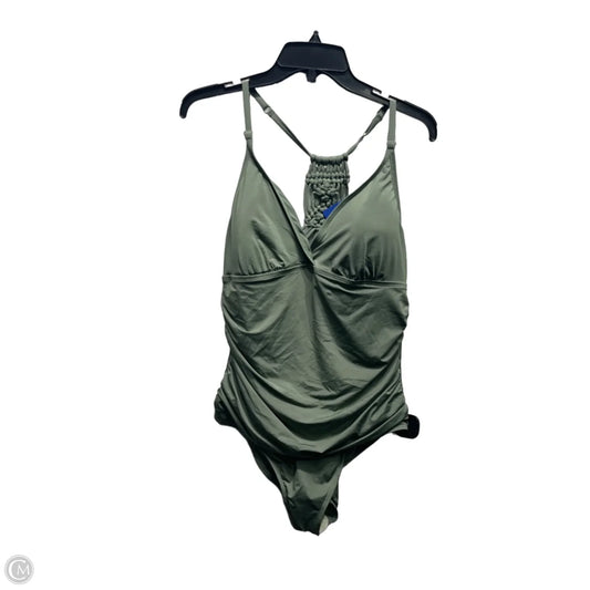 Swimsuit By Clothes Mentor In Green, Size: 16