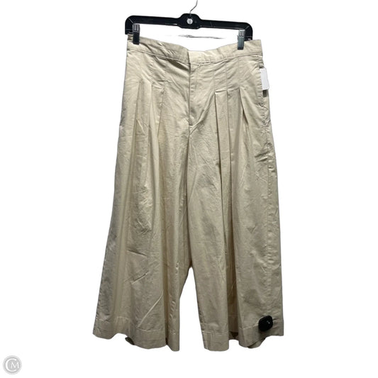 Pants Wide Leg By Free Assembly In Tan, Size: M