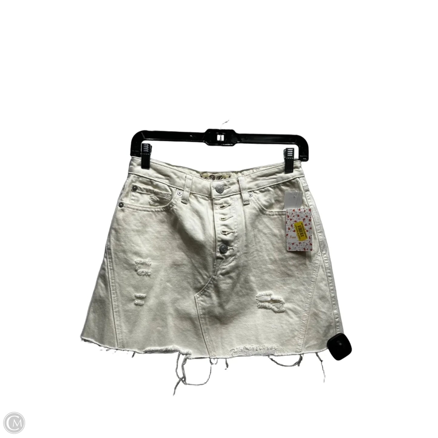 Skirt Mini & Short By Free People In Cream, Size: 4
