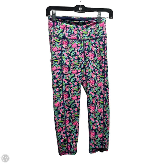 Pants Designer By Lilly Pulitzer In Blue & Pink, Size: Xs