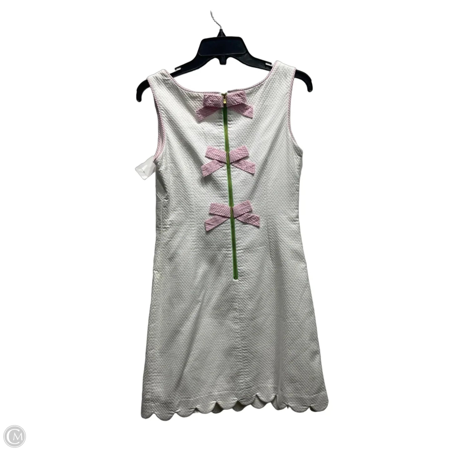 Dress Designer By Lilly Pulitzer In Pink & White, Size: 2