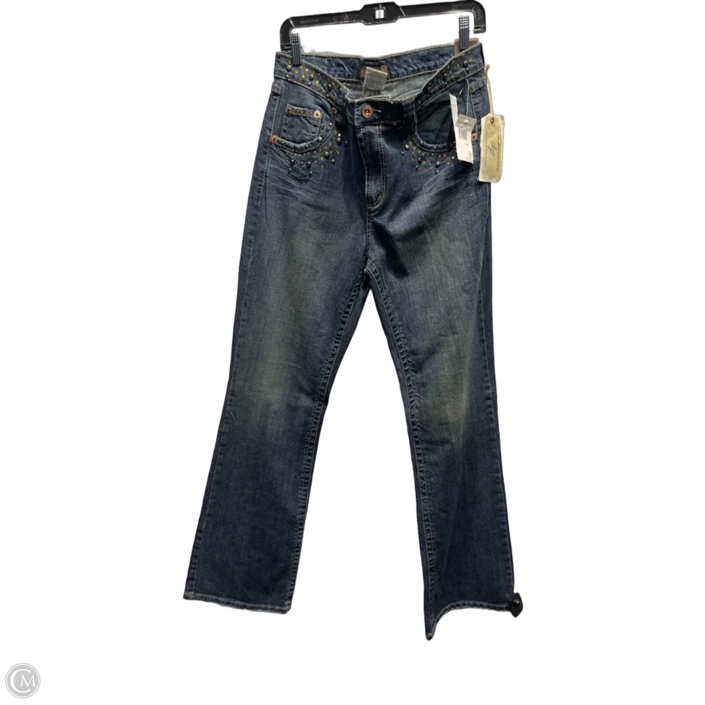 Jeans Straight By Clothes Mentor In Blue Denim, Size: 16