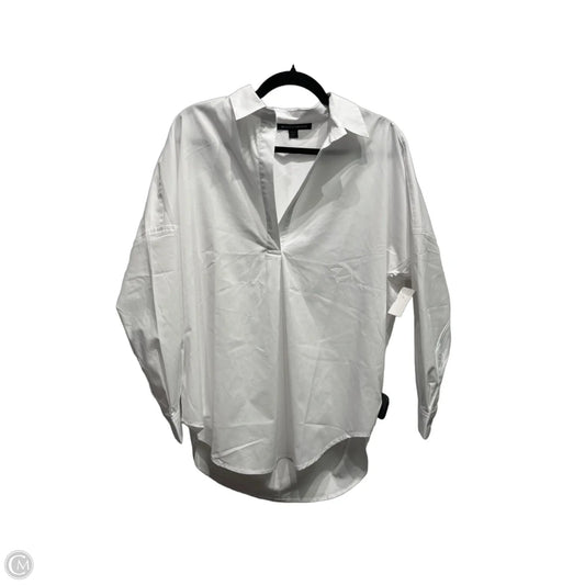 Tunic Long Sleeve By Boston Proper In White, Size: Xs
