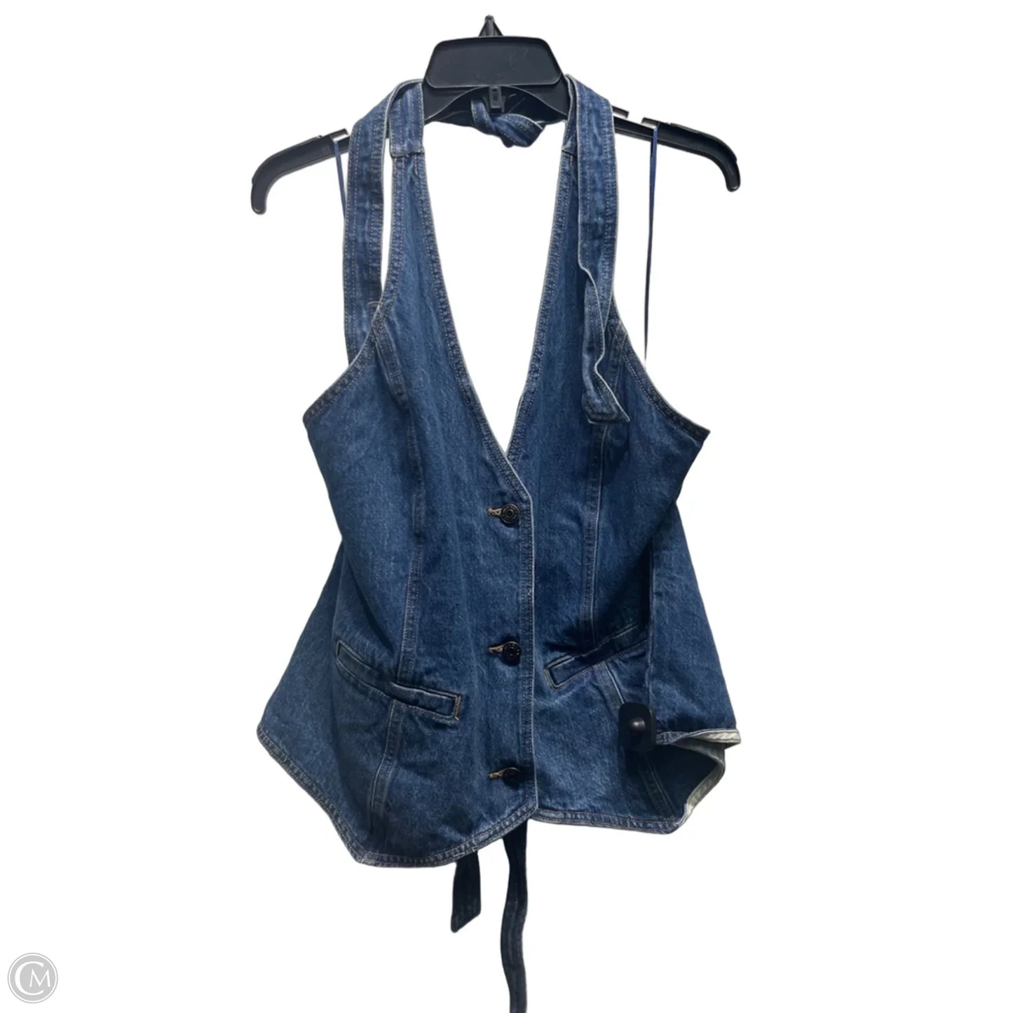 Top Sleeveless By Wild Fable In Blue, Size: L