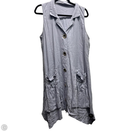 Dress Casual Short By Clothes Mentor In Blue, Size: L