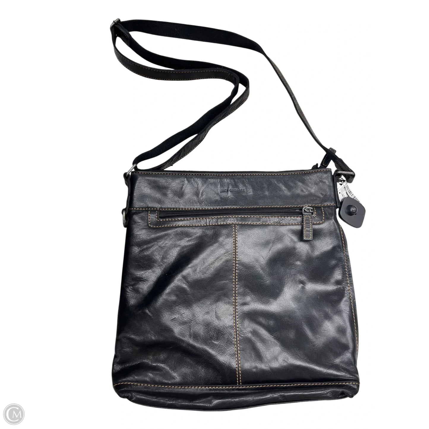 Crossbody Leather By Cmc, Size: Large