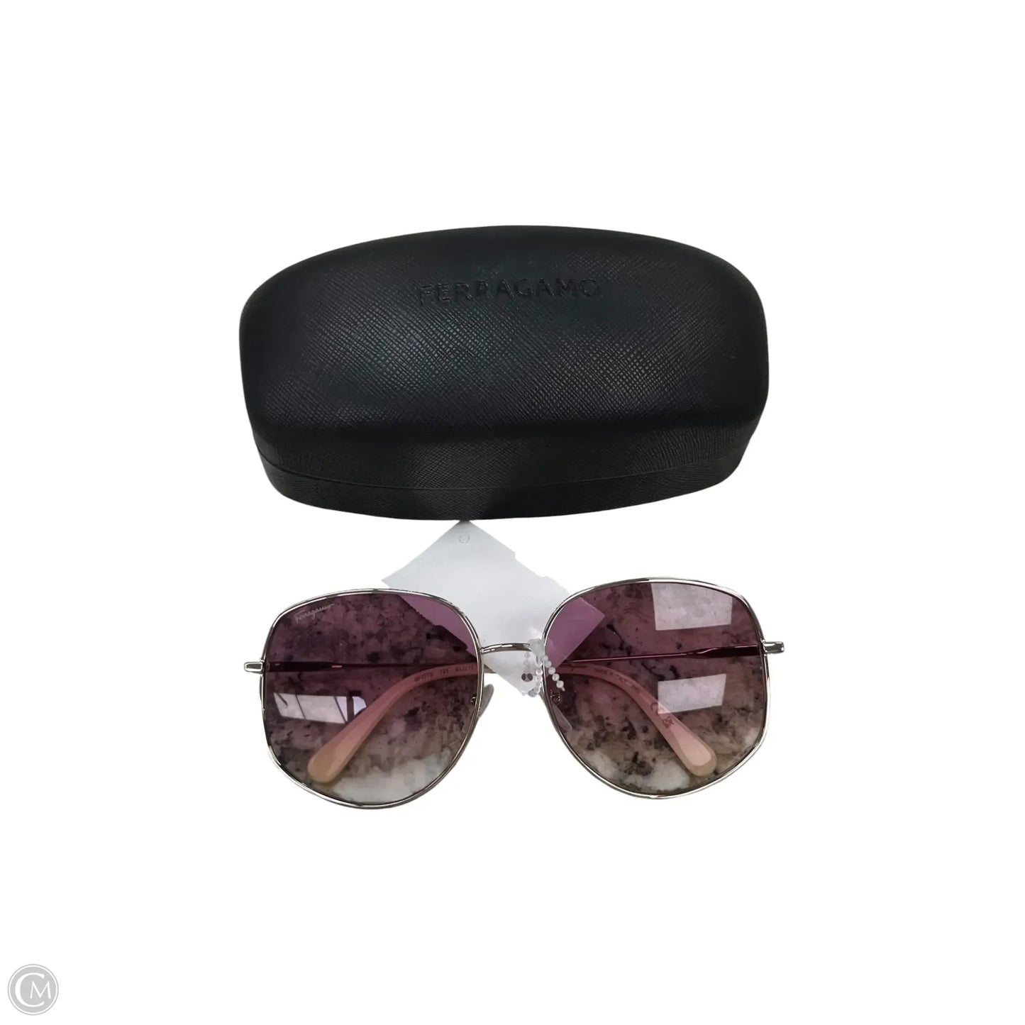 Sunglasses Luxury Designer By Ferragamo, Size: