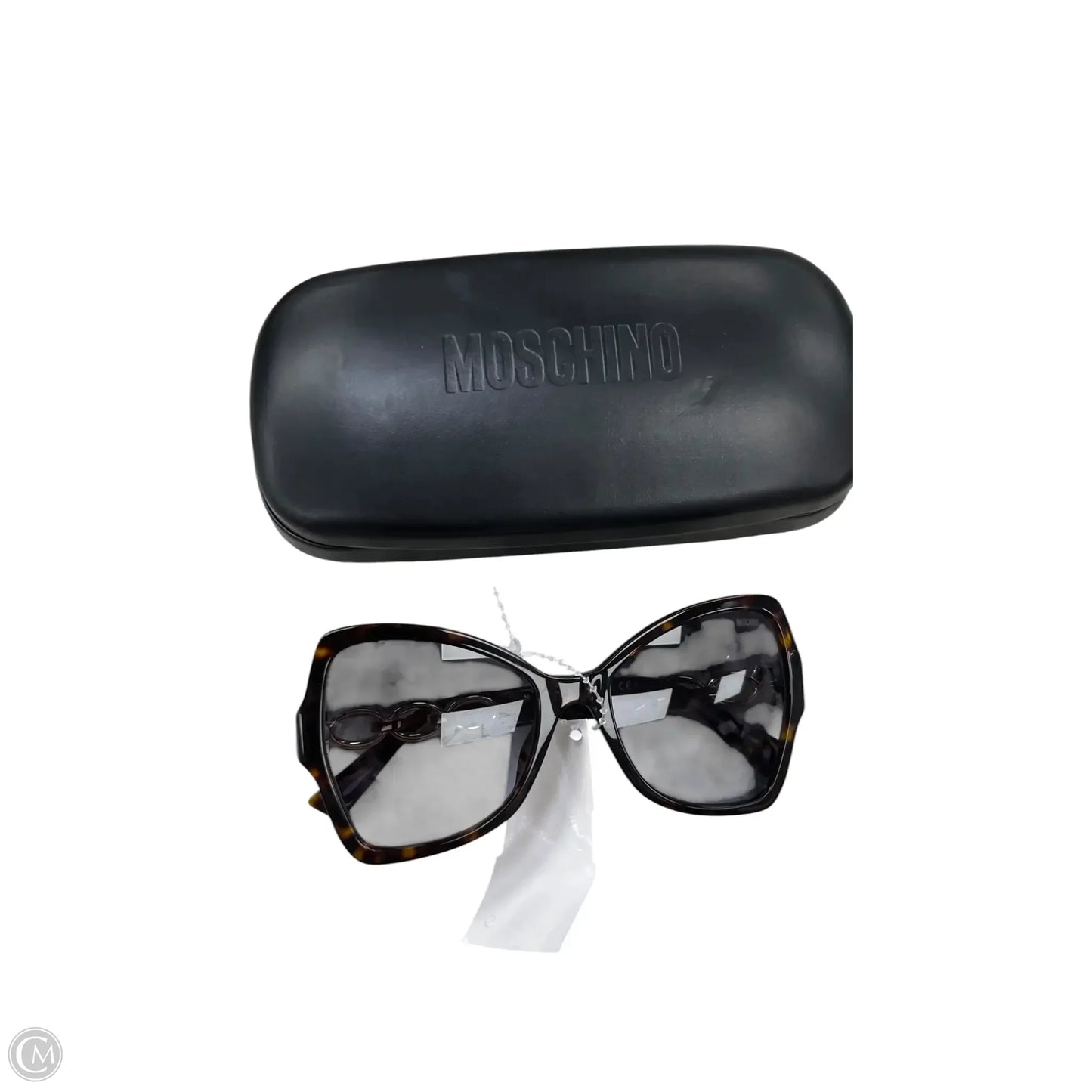 Sunglasses Luxury Designer By Moschino, Size: