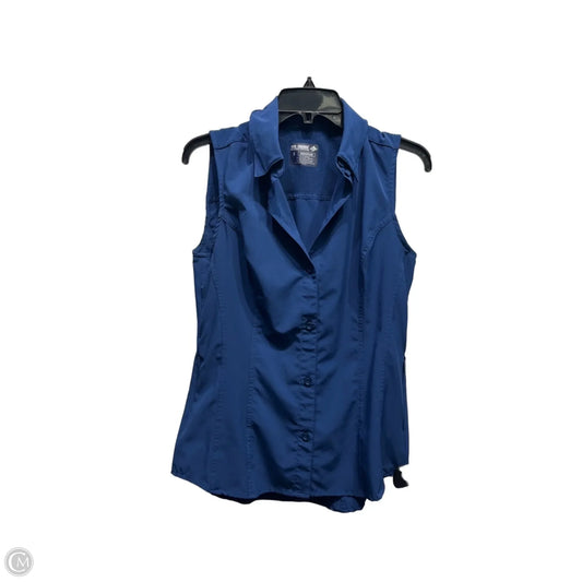 Top Sleeveless By Reel Legends In Navy, Size: S