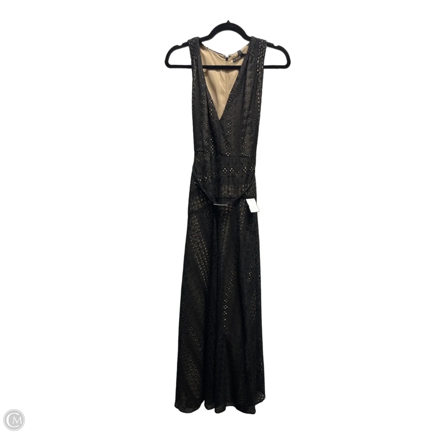 Dress Party Long By White House Black Market In Black & Tan, Size: 0