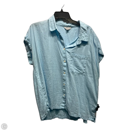 Top Short Sleeve By Orvis In Blue, Size: Xl