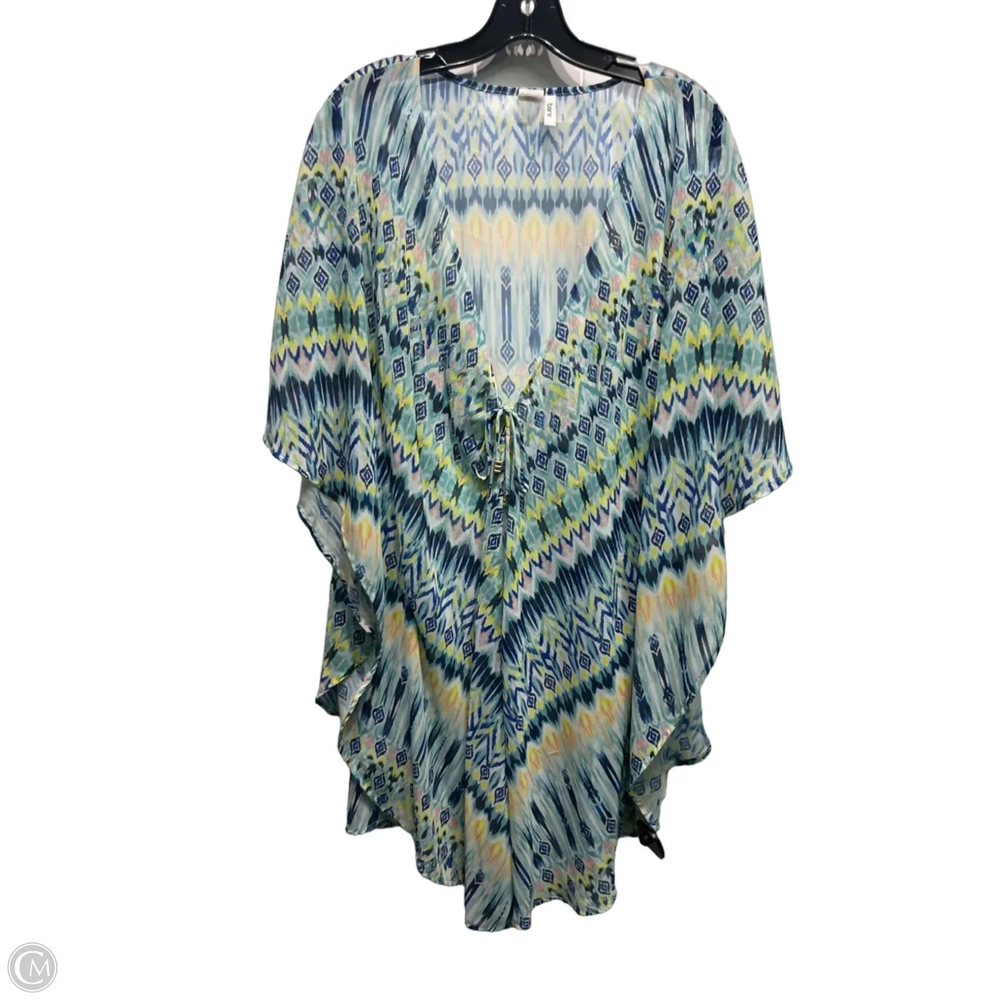 Kimono By Bar Iii In Blue & Green, Size: Xl