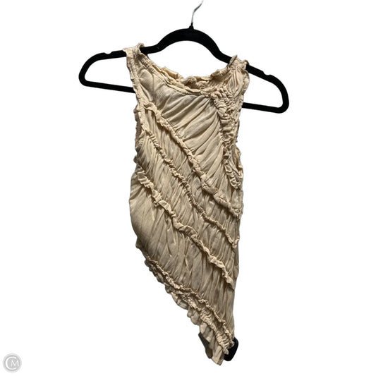 Top Sleeveless By Free People In Cream, Size: S