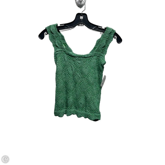 Top Sleeveless By Free People In Green, Size: S