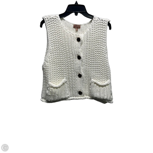 Vest Other By Clothes Mentor In White, Size: M