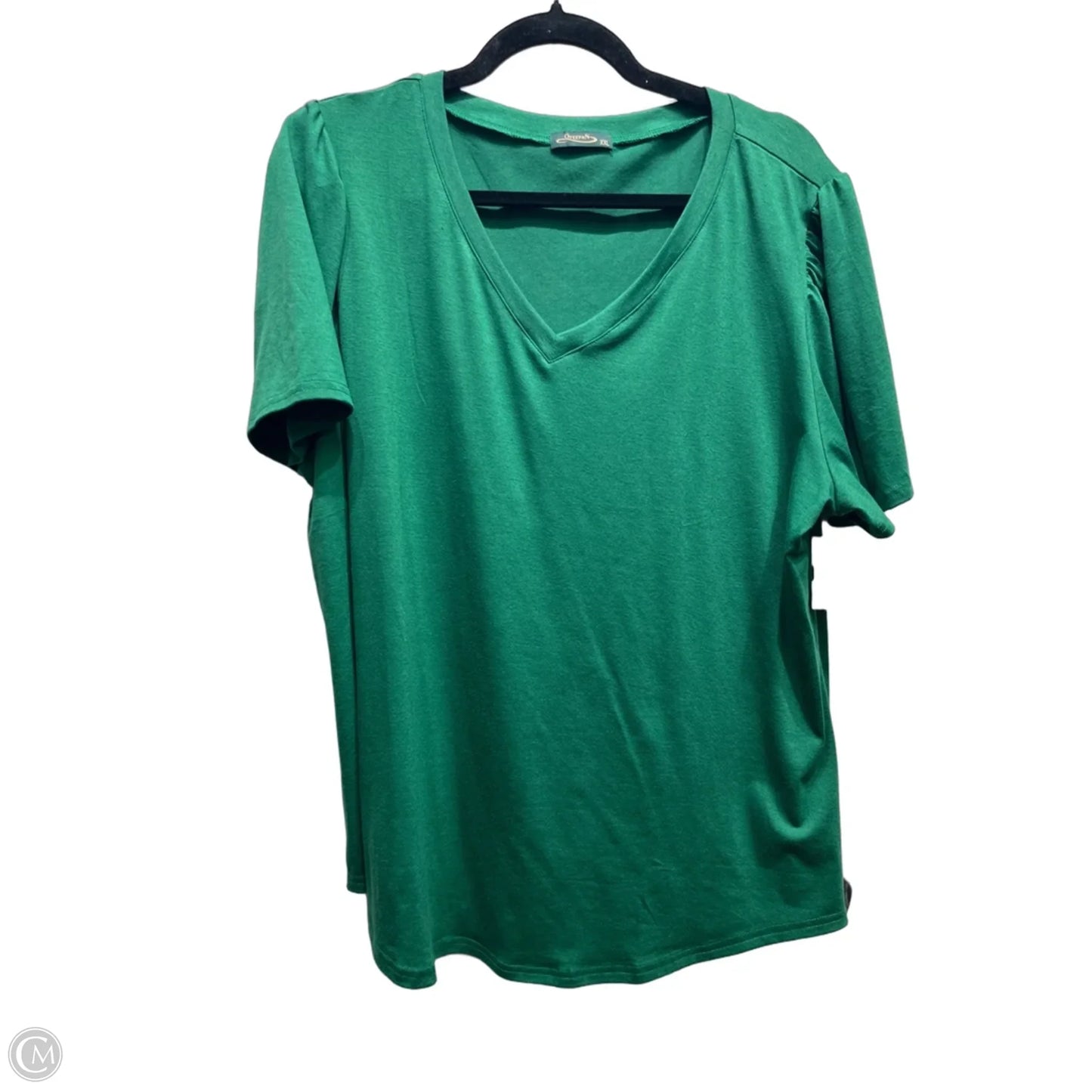 Top Short Sleeve By ofeefan In Green, Size: Xxl