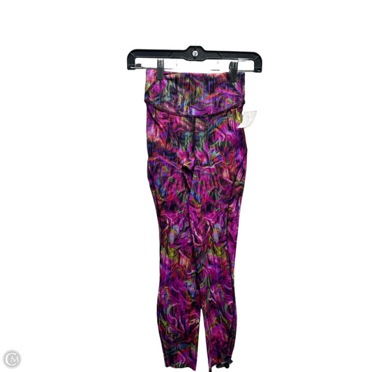Athletic Leggings By Lululemon In Pink & Purple, Size: 2