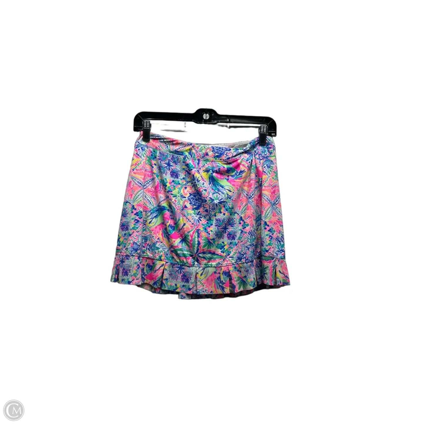 Skort Designer By Lilly Pulitzer In Blue & Pink, Size: S