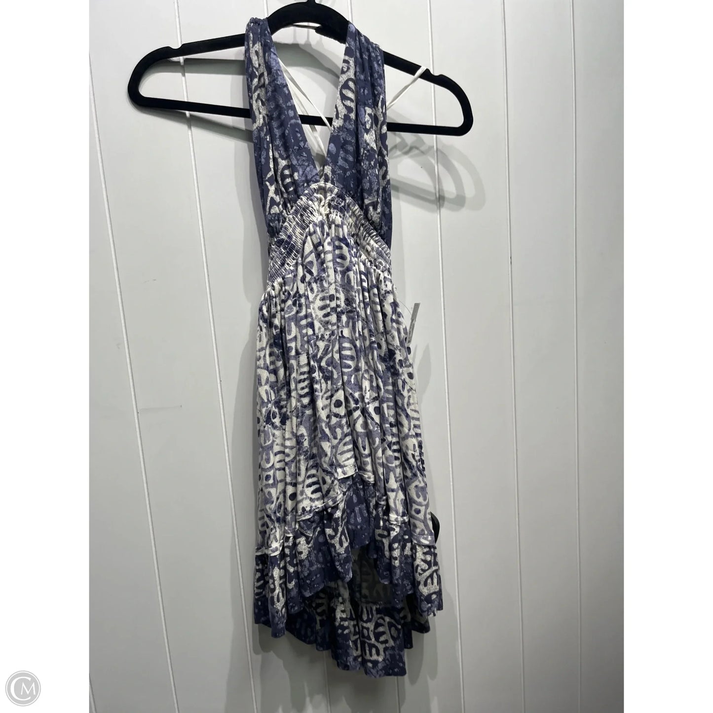 Dress Casual Short By Free People In Blue & White, Size: Xs