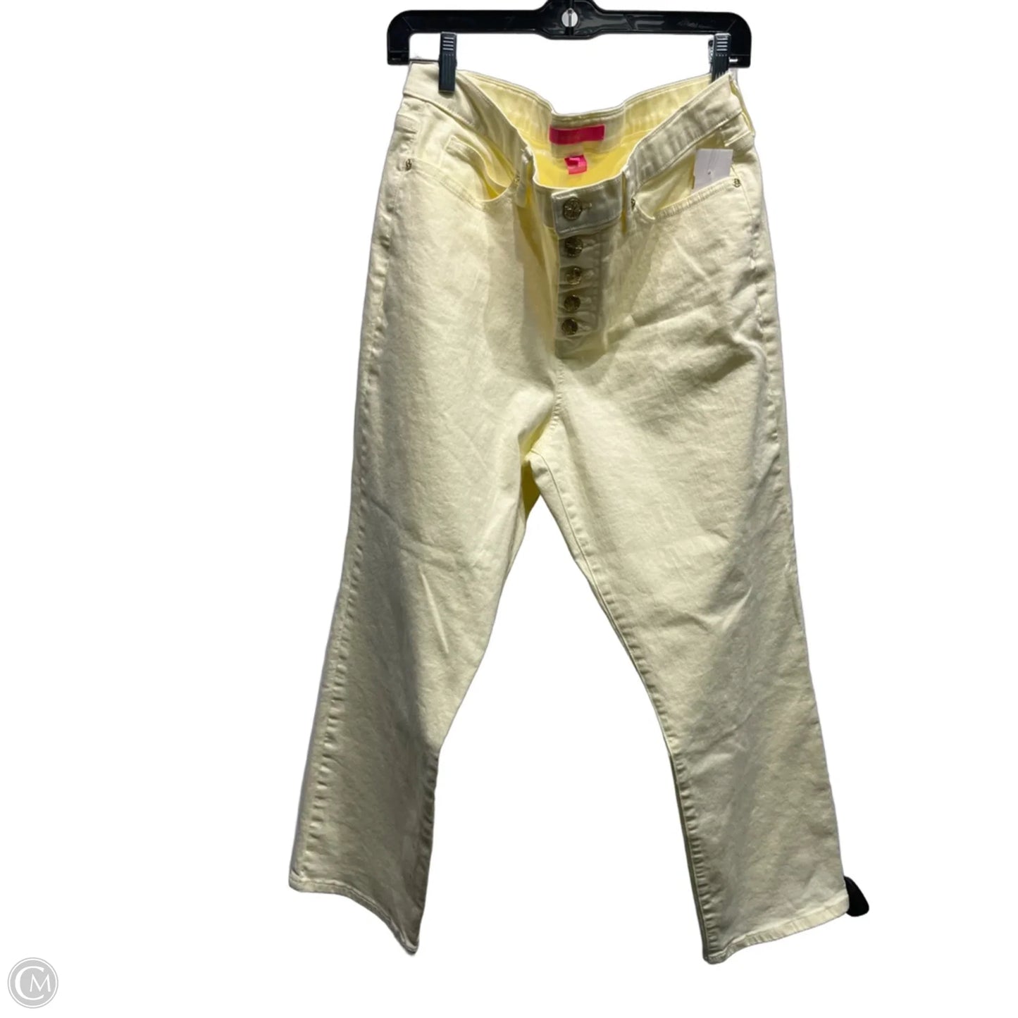 Pants Designer By Lilly Pulitzer In Yellow, Size: 14
