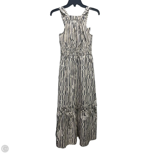 Dress Casual Maxi By Anthropologie In Black & Cream, Size: Xxsp