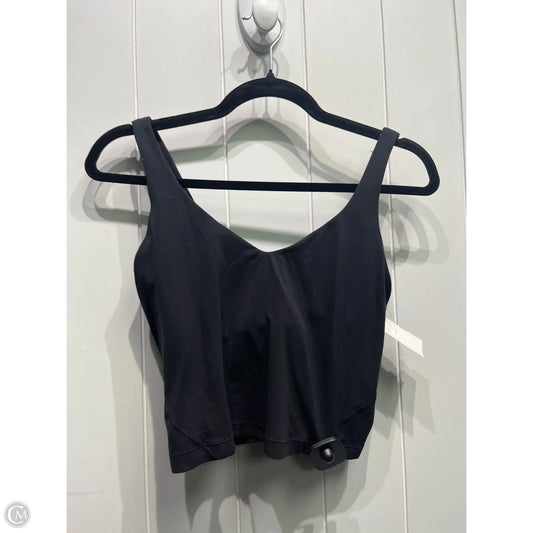 Athletic Bra By Lululemon In Black, Size: 8