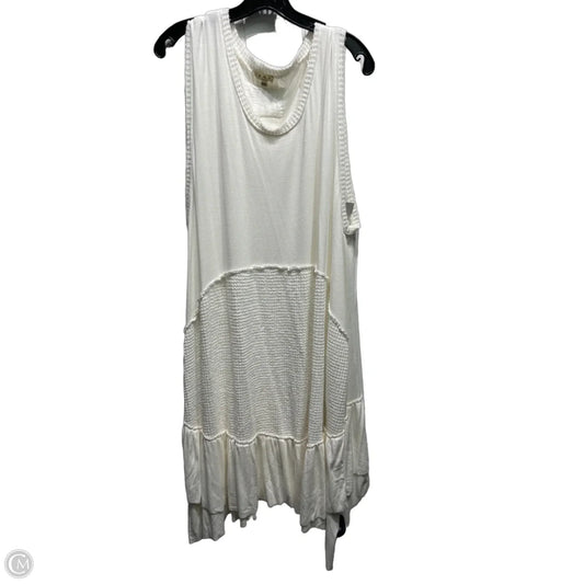 Dress Casual Short By Pol In Cream, Size: 3x
