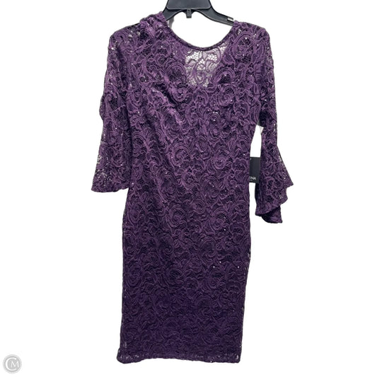 Dress Casual Short By Marina In Purple, Size: 4