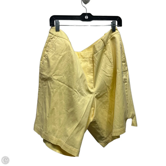 Shorts By Talbots In Yellow, Size: 18
