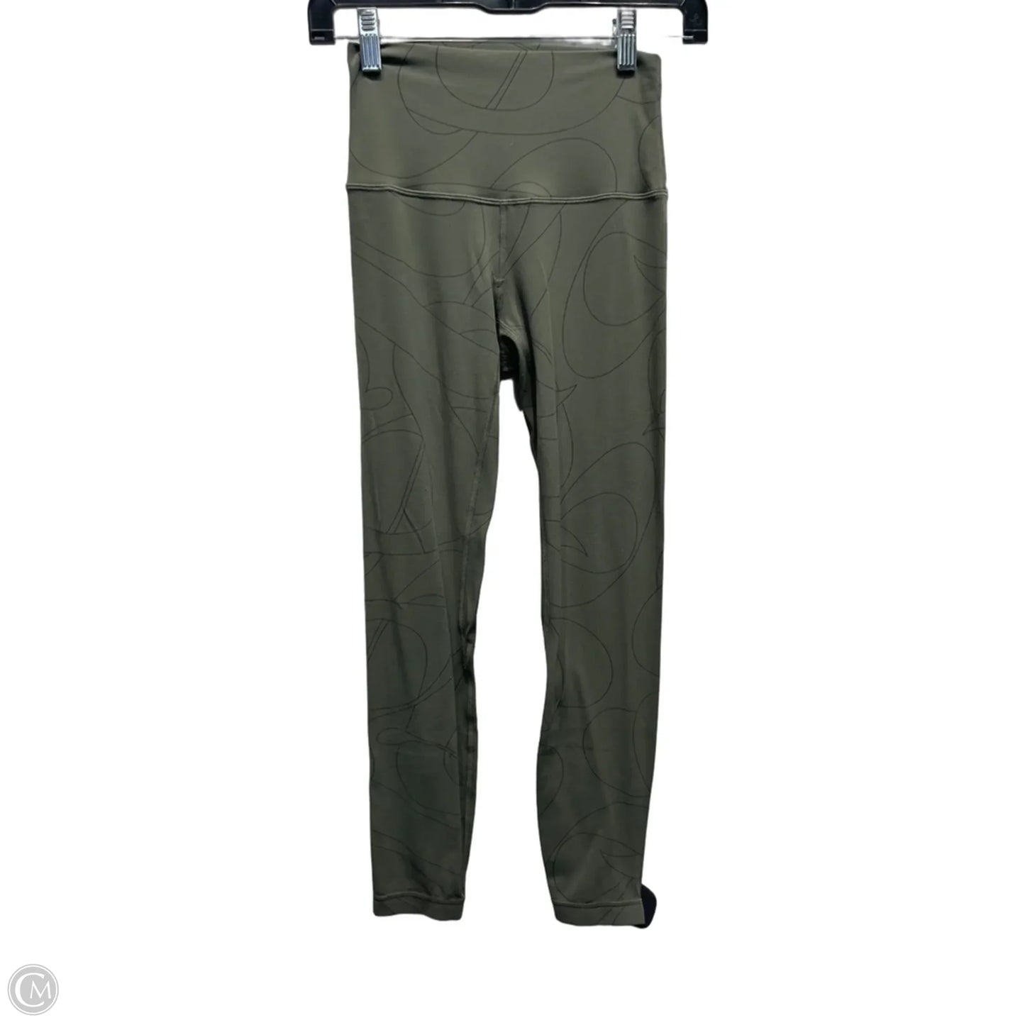 Athletic Leggings By Lululemon In Green, Size: 2