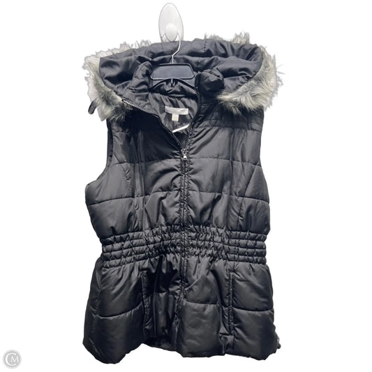 Vest Puffer & Quilted By New York And Co In Black, Size: Xl