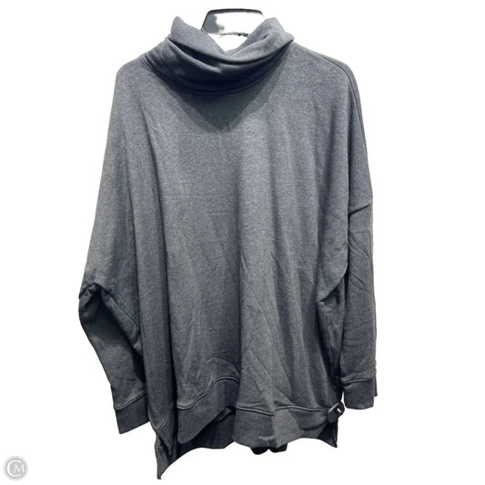 Sweatshirt Collar By Time And Tru In Grey, Size: Xxl