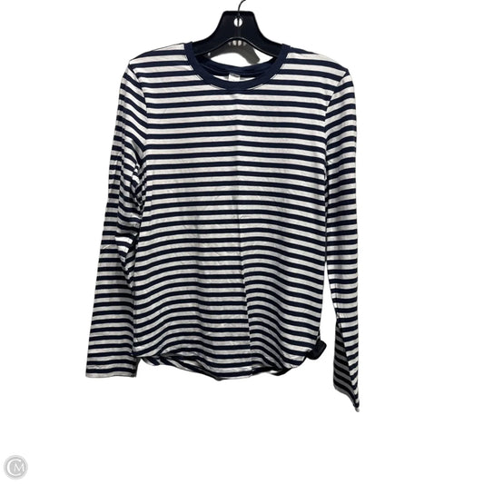 Athletic Top Long Sleeve Crewneck By Lululemon In Blue & Orange, Size: 6