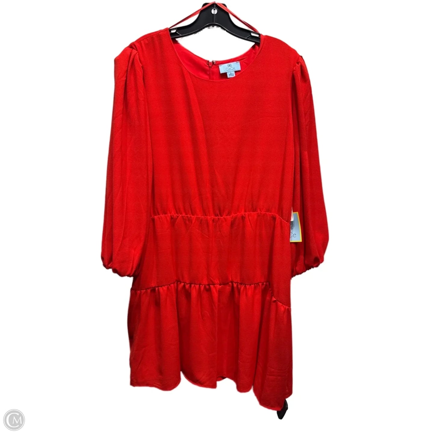Dress Work By Cece In Red, Size: Xl