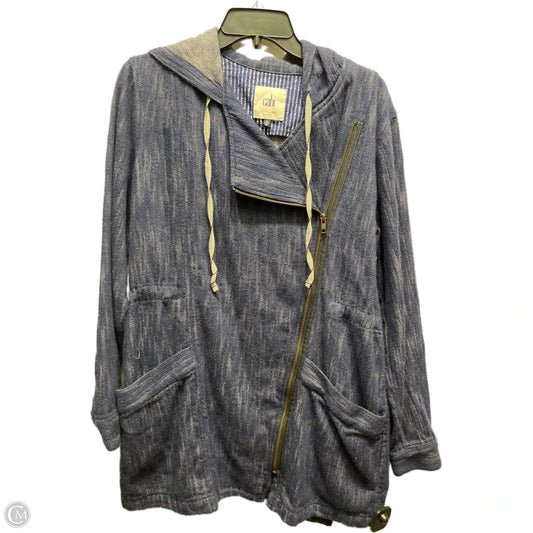 Jacket Moto By Cabi In Blue, Size: M